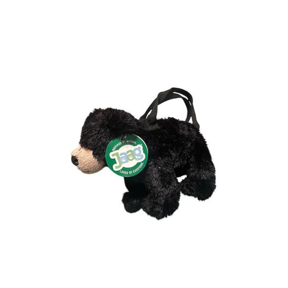 Jaag Plush Black Bear Mini Purse Vintage Little Girls - Picture 7 of 8